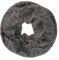 WANSSY® Loop-Schal Damen Rundschal Schlauch-Schal Feinstrick doppellagig warm kuschelig hochwertig mit Sterne Katze Totenkopf Eule Kette Muster (Schriften Grau)