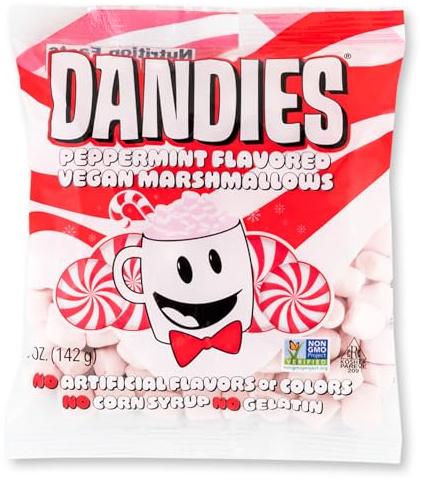 DANDIES Mini malvaviscos de menta, 5 onzas