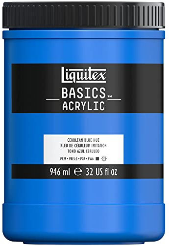 Liquitex Basics Acrylique Pot 946 ml Bleu De Ceruleum Imitation ROW