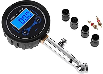 Strumenti di controllo della pressione dei pneumatici LCD. Manometro per pneumatici digitali 0-23 0PSI. Pressione dell'aria della gomma dell'automobile per il tester del veicolo della bicicletta dei c