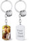 Custom4U Porte Clé Voiture Photo Personnalisé Porte-clef Prénom Personnalisé Femme Homme