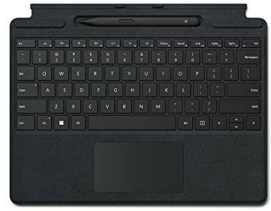 Microsoft Surface Pro 8/X Cover Alcantara + PEN - Black