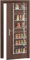 6-Tier Over Door Storage Organiser Rack - Metal Hanging Storage Organiser Shelves with 2 Hooks for Kitchen, Pantry, Bathroom, Closet, Dorm, Office, White