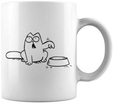 Apular Mug Simons Cat 11 Oz Coffee Cup Mugs 350 Ml White Ceramic Tea Mug 11 oz Mug
