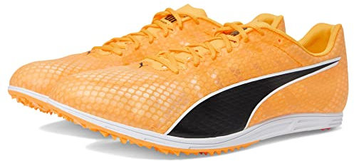 PUMA Herren Evospeed Distance 11 Sneaker, Sun Stream-puma Black-puma Silber, 44 EU