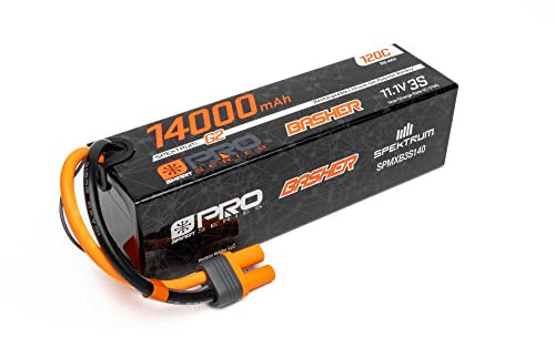 Spektrum 11.1V 14000mAh 3S 120C Smart G2 Pro Basher LiPo Battery: IC5