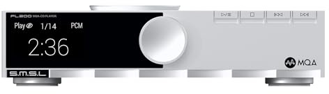 S.M.S.L PL200 Vibrationsfester kompakter MQA-CD Multifunktionsspieler USB DAC Multi-Eingang | USB/Bluetooth/CD | Multi-Ausgang | RCA/XLR/Kopfhörer gehärtetes Glas Display voll funktionsfähig