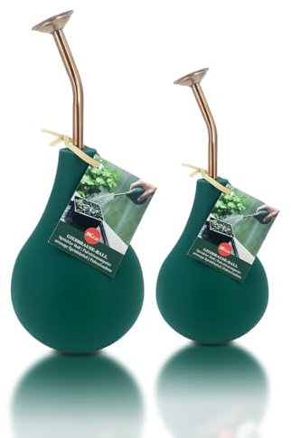 Pulverizador para regar Tus Plantas, pulverizador de Bola Suave, pulverizador de Mano de Cobre, para Crear Niebla y rociar Tus Flores (240 ml + 500 ml, Verde Oscuro)
