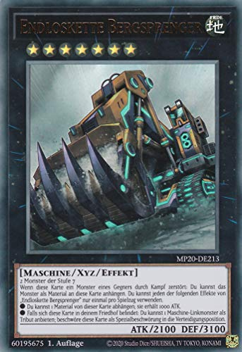 MP20-DE213 - Endloskette Bergsprenger - Ultra Rare - Reprint - Deutsch - 2020 Tin of Lost Memories Mega Pack - mit LMS Trading Fieldcenter-Karte Yugioh