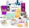 Hattie’s Gifts Vintage Victorian Afternoon Tea Birthday Hamper for Him - English Teabags, Shortbread, Meringue, Chocolate Bar, Popcorn & Card, Milestone Celebration Food Gift
