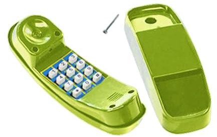 Perfeclan Swing Set Phone Toy Pretend Numeric Key Telephone Creative Treehouse Swing Set Accessory for Ages 3+ Educational Gift Kids