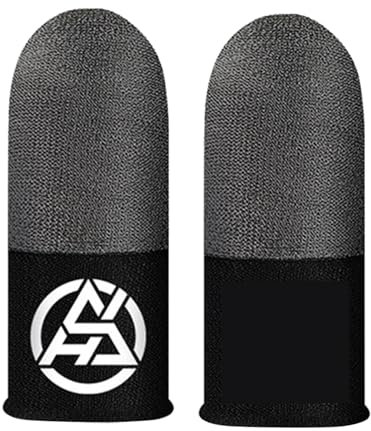 2 Finger Sleeve For Game, Sweatproof Finger Fingertips Sleeve, Fingertips Sleeve Game Accessory Thumb Gloves, Breathable Touchscreen Finger For Phone Game