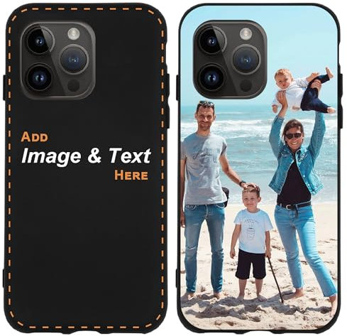 CoverHeld Handyhülle kompatibel mit iPhone 11 Pro Max Hülle selbst gestalten aus Silikon Hülle schwarz mit deinem Bild/Design personaliseren und einzigartig Machen - Schwarze Silikonhülle