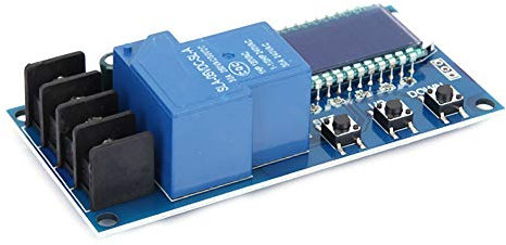 0, LCD-Display des BatteryControl-Moduls für 6-V- Bis 60-V-Batterien und Batterieladegeräte (XY-L30A)