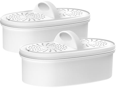 Replacement for All Waterdrop Pitcher Filtration System, Fits Waterdrop WD-PF-01A Plus, Reduces PFOA/PFOS, Chlorine, Last Up to 3 Months or 200 Gallons (Pack of 2), Maxblue