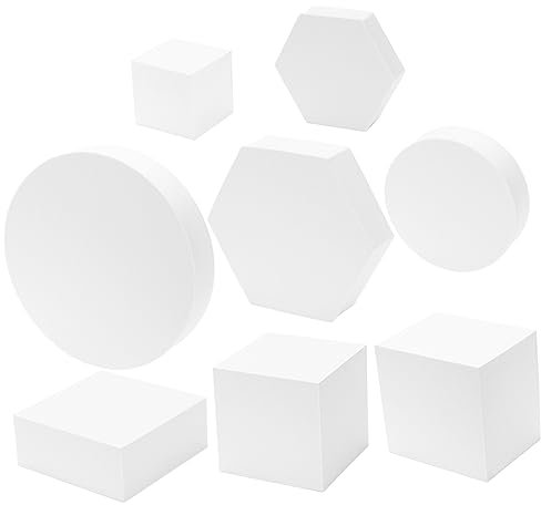 TINEASUR 8-teiliges Foto-requisit in Würfelform Für Schmuck- Und Kosmetik-fotoshootings