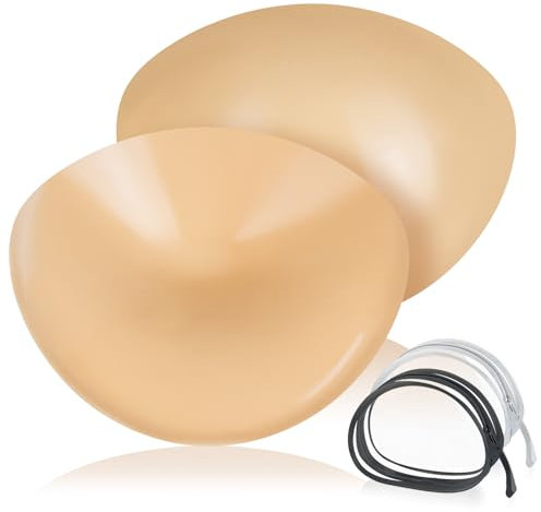 Tripsky Double-Sided Sticky Push-Up Bra Inserts, Reusable Self-Adhesive Boob pads Large Size