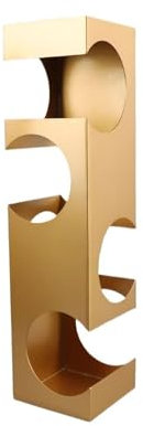 Range Bouteille Casier à vin géométrique en métal, moderne, Simple et créatif, ornements for Restaurant, armoire à vin, meuble TV, décorations douces for la maison et le bureau Casier Bouteille Vin(Go