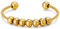 Kim Johanson® Edelstahl Damen Anxiety Ring in Silber, Gold & Roségold mit beweglichen Perlen | Wasserfest | Anti Stress Schmuck für Frauen | Fidget Ring mit Kugeln | Zwei Größen | Inkl Schmuckbeutel