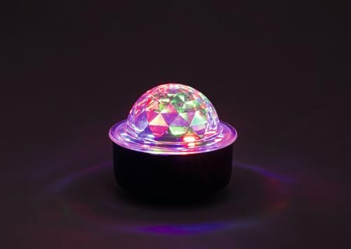 moses. Kleines USB-Discolicht, Partylicht für Kinder mit Musikerkennung, akkubetriebenes Discolicht für Kinderdisco und Kindergeburtstage, Cooles Party-Gadget für zuhause