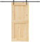Schiebetür mit Beschlag 100x210 cm Massivholz Kiefer, Xichuzi Zimmertür, Eingangstür, Innentüren, Wohnungstür, Nebeneingangstür, Terrassentür - 3332747