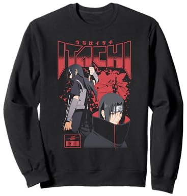 Naruto Shippuden Itachi Uchiha Red Splatter Anime Sweatshirt