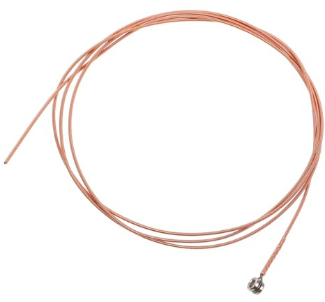 Juego de Cuerdas para Guitarra Acústica, 6 Cuerdas, Dorado | Metal, 1 Paquete, Cuerdas Individuales de Repuesto, para Guitarras Folk Acústicas, Aficionados y Principiantes