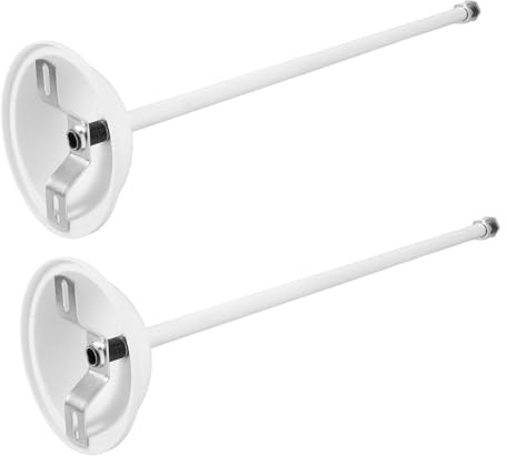 Einstellbare Deckenleuchten Verlängerungsstange Gewindegröße 12 Mm, 2 Satz | Schwarz, Eisen und Kunststoff, Inklusive Schalen, für Klassenräume und Einfache Wartung