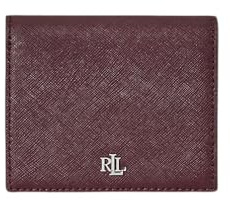 Ralph Lauren CMPCT WALLET-WALLET-SMALL 015 - DARK GARNET One Size