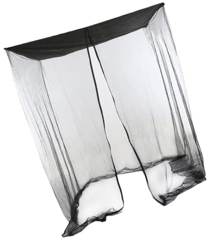 CLISPEED Filet de Hamac Suspendu Double Moustiquaire à Fermeture Éclair Ultra Large Léger et Respirant Adapté pour Terrasse Jardin et Camping Protection