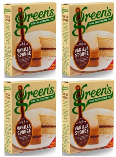 Green's Vanilla Sponge Cake Mix - (Pack of 4)