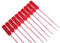 10 X Red LuggageLock tamper proof security tag with unique twin serial number receipt tag. For Suitcases, Briefcases, Travel Bags, Security Bags, Messenger Bags. Luggage Lock