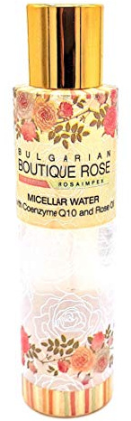 Acqua Micellare con Olio di Rosa Naturale e Coenzima Q10 di Boutique Rose, Senza Parabeni