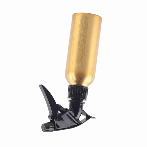 Wasser Sprühflasche, Asixx Friseur Sprayer Zerstäuber für Professionelle Friseursalons,zum Gießen von Blumen oder zum Reinigen(Aluminium-Gold)