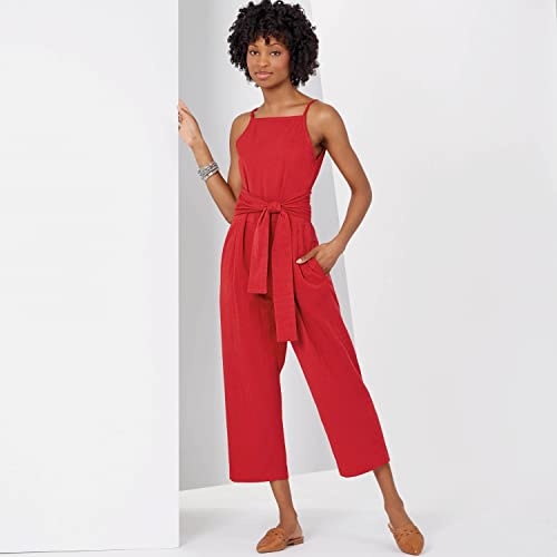 New Look Sewing Pattern N6616 Misses' Dress and Jumpsuit, Paper, White, Various