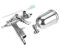125ml Air Spray Gun, Professional 0.5mm Nozzle Pneumatic Paint Gravity Sprayer For Car Painting Repair