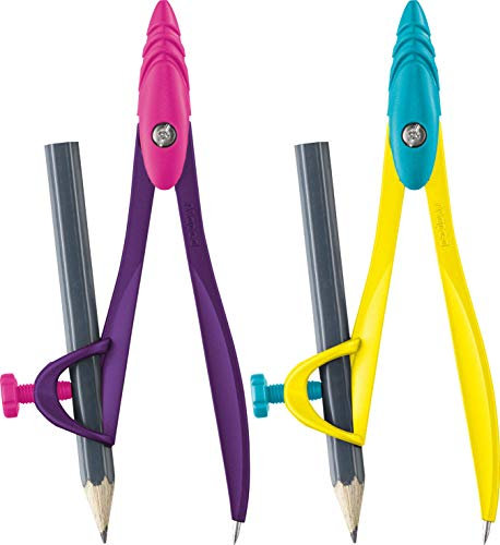 Maped Studio - Bussola a colori (viola o giallo)