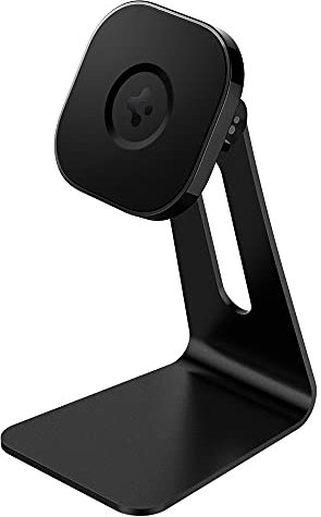 Spigen OneTap MagFit Progettato per Supporto MagSafe con Tecnologia OneTap Montaggio Magnetico Compatibile con iPhone 16, 15, 14, iPhone 13, Modelli iPhone 12, AirPod Pro, AirPod 3 Stand - Nero