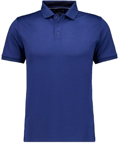 RAGMAN Herren Polo-Shirt Uni Keep Dry, modern fit Tintenblau-776, M