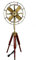 ANTIQUECOLLECTION Standard Antique Tripod Fan With Modern Look Wooden Tripod Stand - Designer Pedestal Fan Decoration for Home, Living Room, Office Room