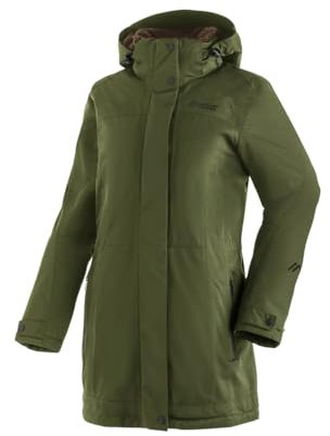 Maier Sports Lisa 2.1, Damen Outdoorjacke, Wasserdichter Outdoor-Mantel mit vielen Features, mTEX Wetterschutz und mTHERM für hohen Wärmerückhalt, PFC-frei, Grün, 40