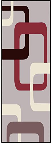 Yoosing Wolle Bettvorleger, Spitzenqualität, Modern Wohnzimmer Teppich, Antistatisch, für Schlafzimmer Sofa Boden Home Decorator - 60x400cm