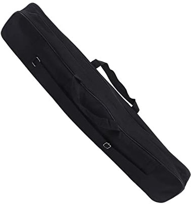 VGEBY Bogenpfeiltasche, Groß, Segeltuch, Recurve-Bogenträger, Bogenschießen, Tragetasche mit Fach, Bogentasche für Bogenschießen, Schwarz, Neutral