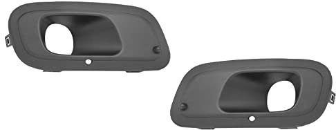 EASYSHOP24H SET 2 Griglia Paraurti Anteriore Destra e Sinistra Per Panda 312 319 da 2012 Cornice Mostrina Inferiore Copertura Fendinebbia Sinistro e Destro