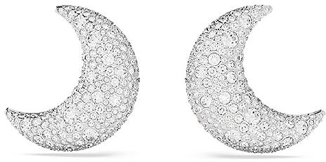 Damen-Ohrclips Luna Swarovski Bianchi rhodiniert - 5666158