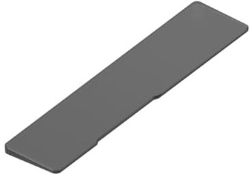 nuphy Mono Wrist Rest - Handballenauflage für Low Profile Tastatur, Acrylic Noir 96%