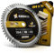 Hoja de sierra circular HM 184 x 16 Z48 diente alterno para madera - corte fino. Hoja de sierra AMBOSS WERKZEUGE® 184 mm compatible con Black & Decker 374456 N. BD 59. BD 229. BD 865. BD 865 C. BD 865