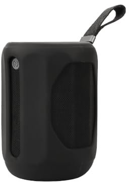 Protective Case for Xiaomi Mini Bluetooth-Speaker, Silicone Skin Cover Soft Fitted Protective Sleeve Portable Audio Case Drop-Proof for Xiaomi Mini Speaker (Black)