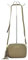 Pierre Cardin FRZ 1501 Dollaro Damen-Handtasche aus Leder, Messenger-Stil mit Fransen, Hellrot, beige