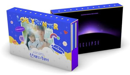 Lovely Runner (tvN Drama) OST Album+Folded Poster (+ 1 Folded Poster)